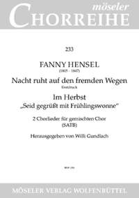 Hensel, F: Two choral songs 233