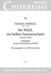 Hensel, F: In the woods, in the bright sunshine op. 3,6 236