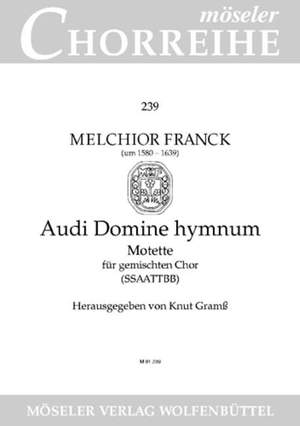 Franck, M: Audi Domine hymnum