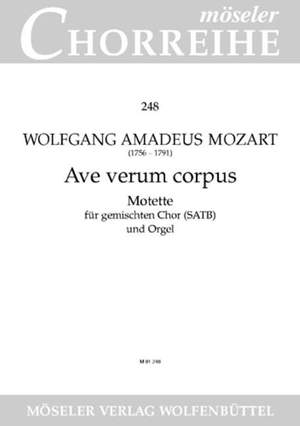 Mozart, W A: Hail, true body KV 618 248