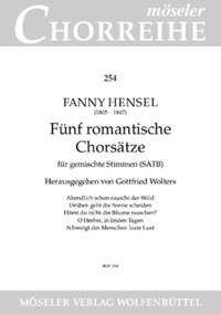 Hensel, F: Five romantic choral settings 254