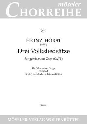Horst, H: Three folksong settings 257