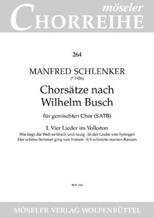 Schlenker, M: Choral songs on lyrics by Busch Issue 1