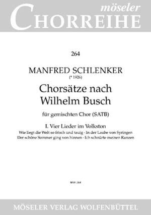Schlenker, M: Chorlieder nach Busch Issue 1