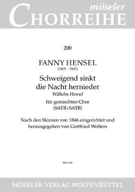 Hensel, F: Schweigend sinkt die Nacht hernieder