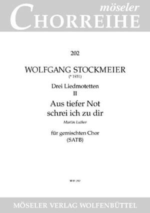 Stockmeier, W: Three song motets Wk 271 202