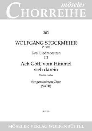 Stockmeier, W: Three song motets Wk 272 203