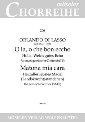 Lasso, O d: Mercenary serenade and Echo song 206