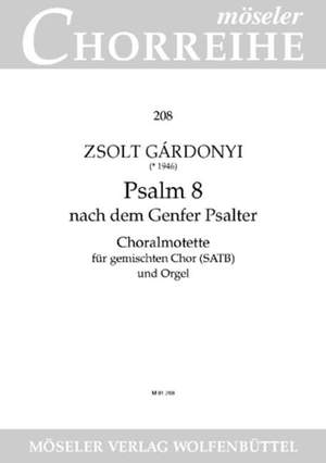 Gárdonyi, Z: Psalm 8 from the Genevan book of psalms 208