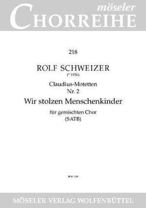 Schweizer, R: Claudius motets 218
