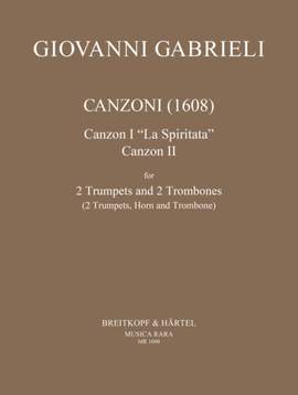 Gabrieli, G: Canzoni (1608)