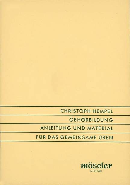 Hempel, C: Aural training