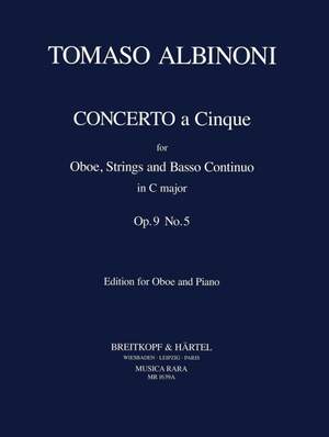 Albinoni, T: Concerto a 5 in C op. 9/5 op. 9/5