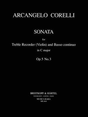 Corelli, A: Sonate in C op. 5/3 op. 5/3