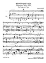 Joachim, J: Hebrew Melodies Op. 9 op. 9 Product Image
