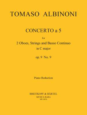 Albinoni, T: Concerto à 5 C major op. 9/9