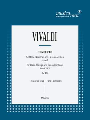 Vivaldi, A: Concerto in a-moll RV 463 RV 463