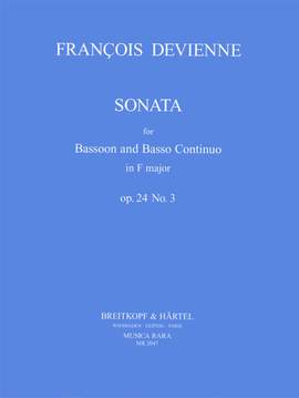Devienne, F: Sonate in F op. 24 Nr. 3 op. 24 Nr. 3