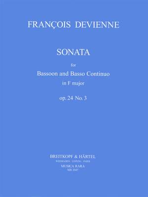 Devienne, F: Sonate in F op. 24 Nr. 3 op. 24 Nr. 3