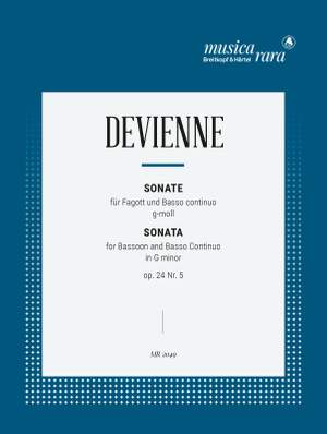 Devienne, F: Sonate in g-moll op. 24 Nr. 5 G minor op. 24 Nr. 5