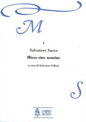 Sacco, S: Missa sine nomine (Roma 1607)