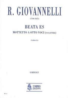 Giovannelli, R: Beata es. Motet