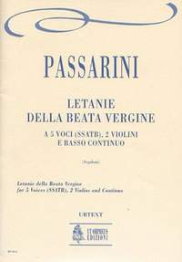 Passarini, C F: Letanie della Beata Vergine