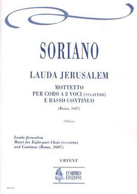 Soriano, F: Lauda Jerusalem. Motet (Roma 1607)