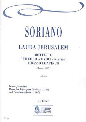 Soriano, F: Lauda Jerusalem. Motet (Roma 1607)