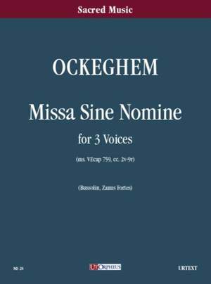 Okeghem, J: Missa sine nomine