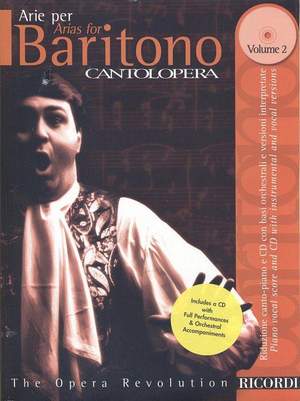 Cantolopera: Arias for Baritone, Vol. 2 - Con CD Vol. 2