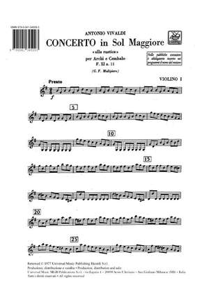 Vivaldi: Concerto FXI/11 (RV151) in G major