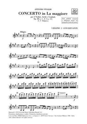 Vivaldi: Concerto FI/175 (RV519, Op.3/5) in A major