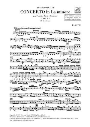 Vivaldi: Concerto FVIII/2 (RV498) in A minor