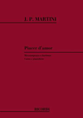 Martini: Plaisir d'Amour (mezzo/bar) Ricordi