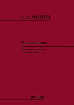 Martini: Plaisir d'Amour (mezzo/bar) Ricordi