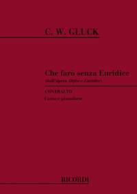 Glück: Che farò senza Euridice? (con)