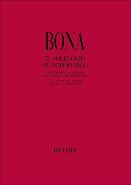 Bona: Il Solfeggio su doppio Rigo