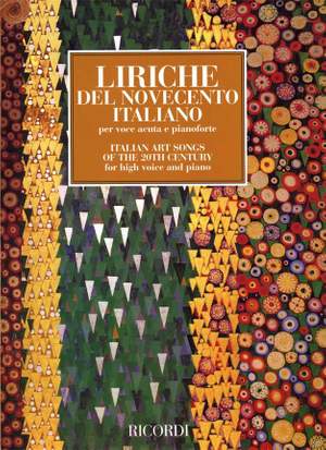 Liriche Del Novecento Italiano (High Voice)