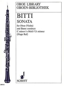 Bitti, M: Sonata c-Moll C minor