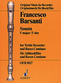 Barsanti, F: Sonata No. 5 in F major