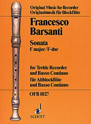 Barsanti, F: Sonata No. 5 in F major