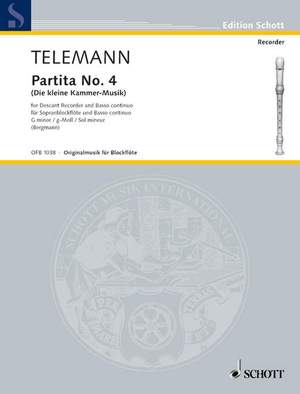 Telemann: Partita No. 4 G minor