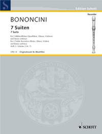 Bononcini, G B: Seven Suites Vol. 2