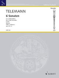 Telemann: Six Sonatas op. 2 Vol. 2