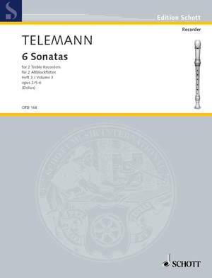 Telemann: Six Sonatas op. 2 Vol. 3