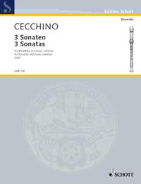 Cecchino, T: 3 Sonatas