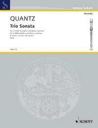 Quantz, J J: Trio Sonata D minor