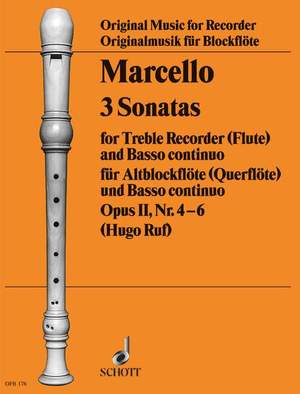 Marcello, B: 3 Sonatas op. 2