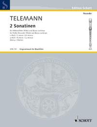 Telemann: Two Sonatinas C minor and A minor